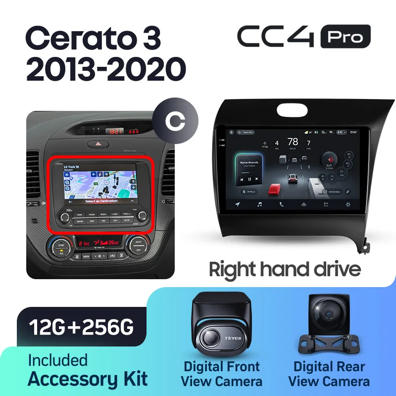 Kia Cerato 3 YD (2013-2020) Right hand drive - Image 10
