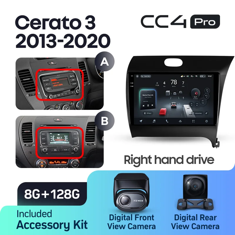 Kia Cerato 3 YD (2013-2020) Right hand drive - Image 12