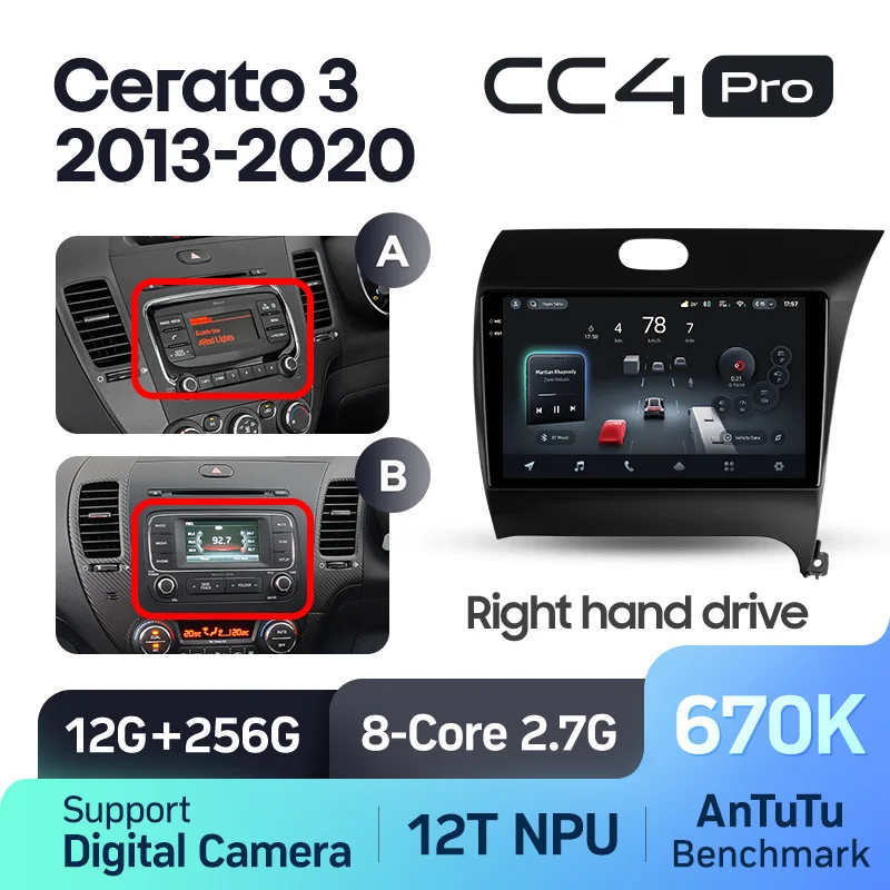 Kia Cerato 3 YD (2013-2020) Right hand drive - Image 13