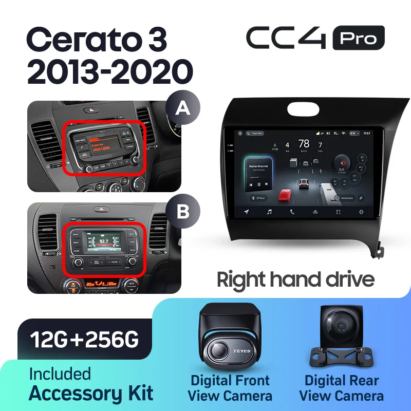 Kia Cerato 3 YD (2013-2020) Right hand drive - Image 7