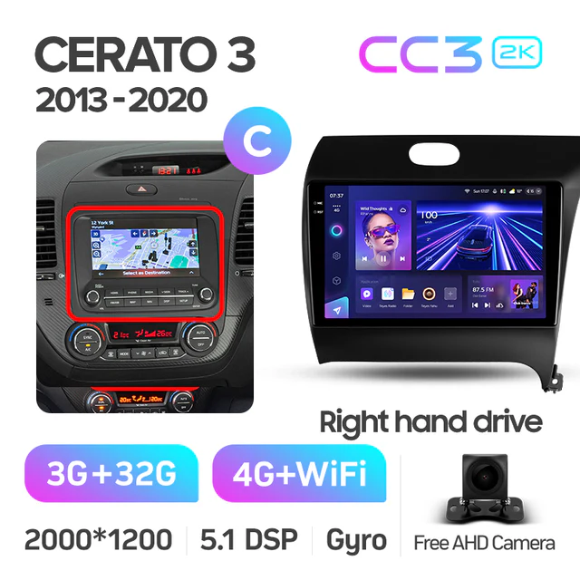 Kia Cerato 3 YD (2013-2020) Right hand drive - Image 12