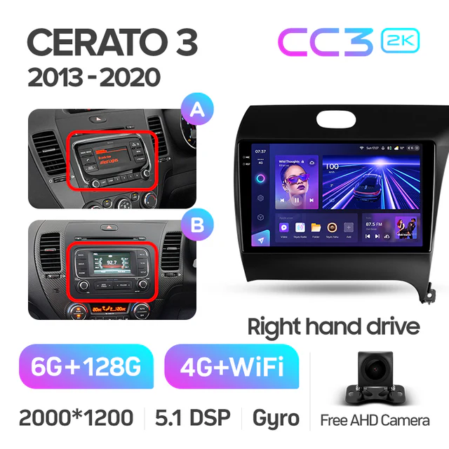 Kia Cerato 3 YD (2013-2020) Right hand drive - Image 9