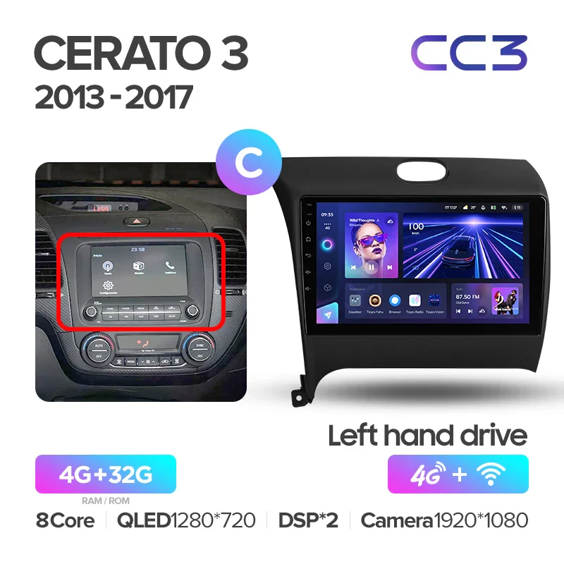 Kia Forte Cerato 3 (2013-2017) Left hand drive - Image 18