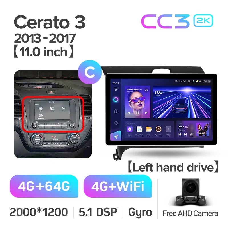 Kia Forte Cerato 3 (2013-2017) Left hand drive - Image 19