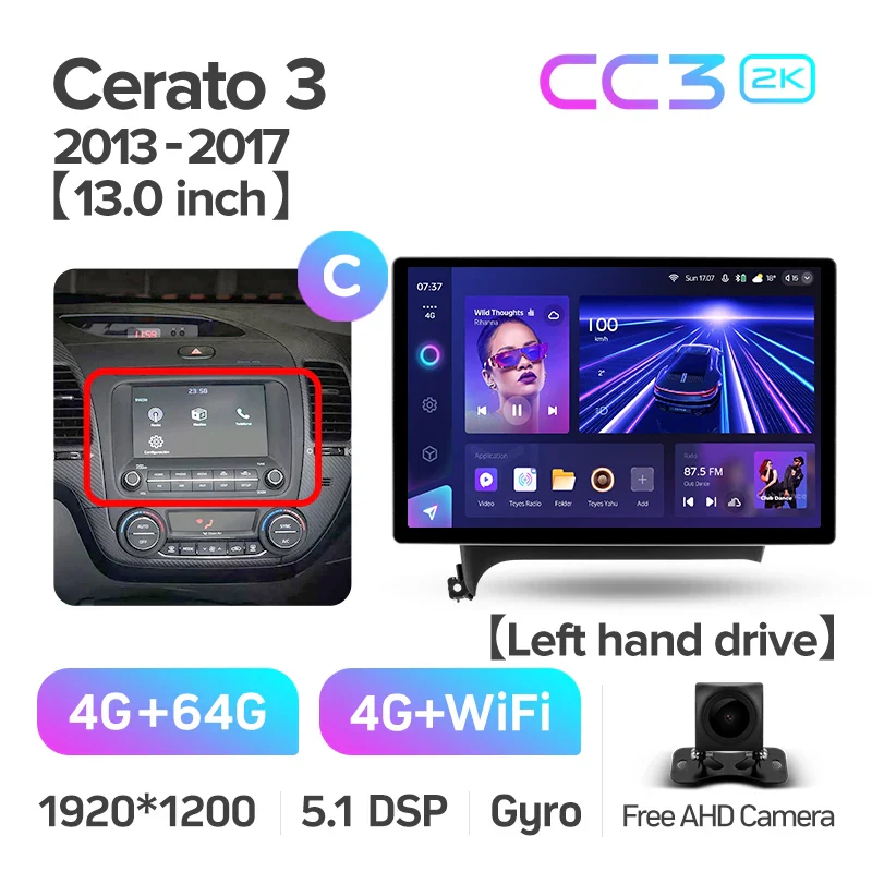 Kia Forte Cerato 3 (2013-2017) Left hand drive - Image 23