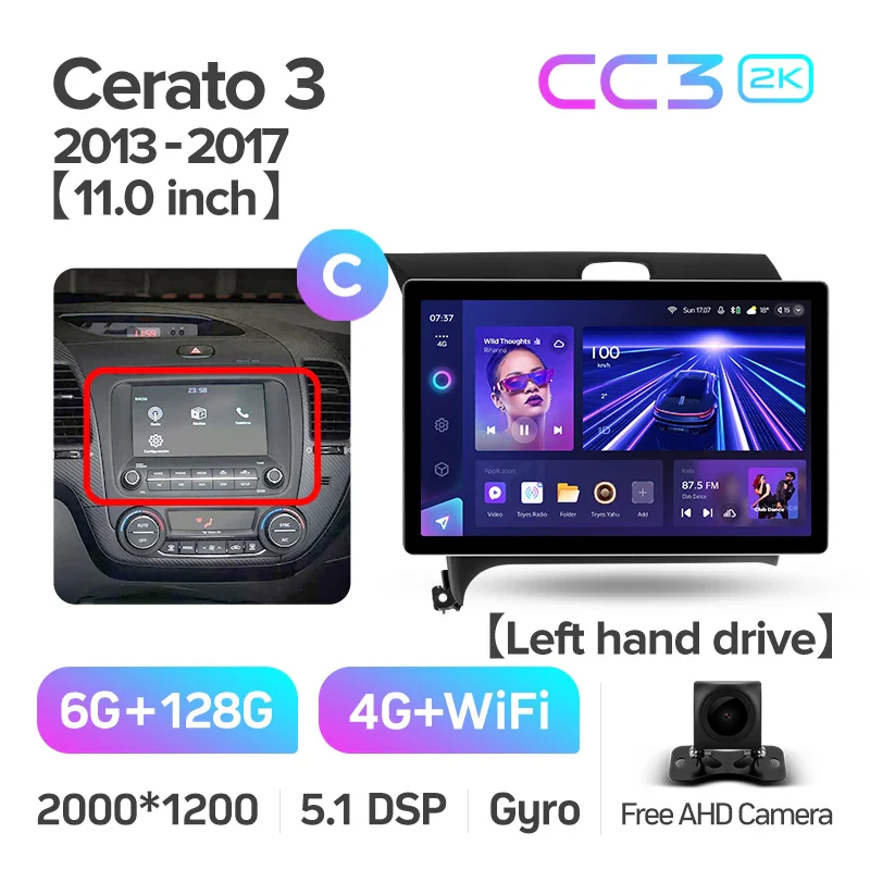 Kia Forte Cerato 3 (2013-2017) Left hand drive - Image 25