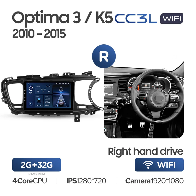 Kia Optima 3 K5 TF (2010-2015) Right Hand Drive - Image 4