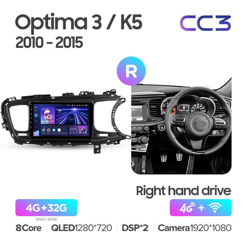 Kia Optima 3 K5 TF (2010-2015) Right Hand Drive - Image 5