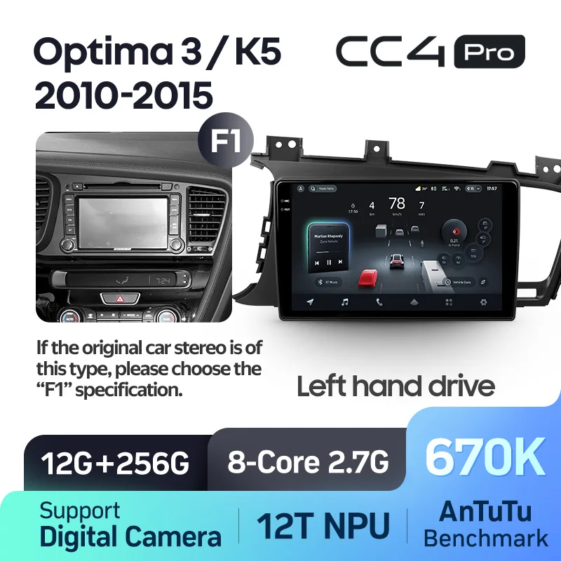 Kia Optima 3 K5 TF (2010-2015) Left hand drive - Image 11
