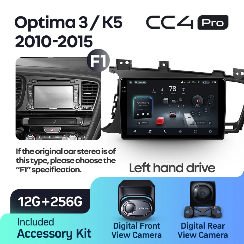 Kia Optima 3 K5 TF (2010-2015) Left hand drive - Image 13
