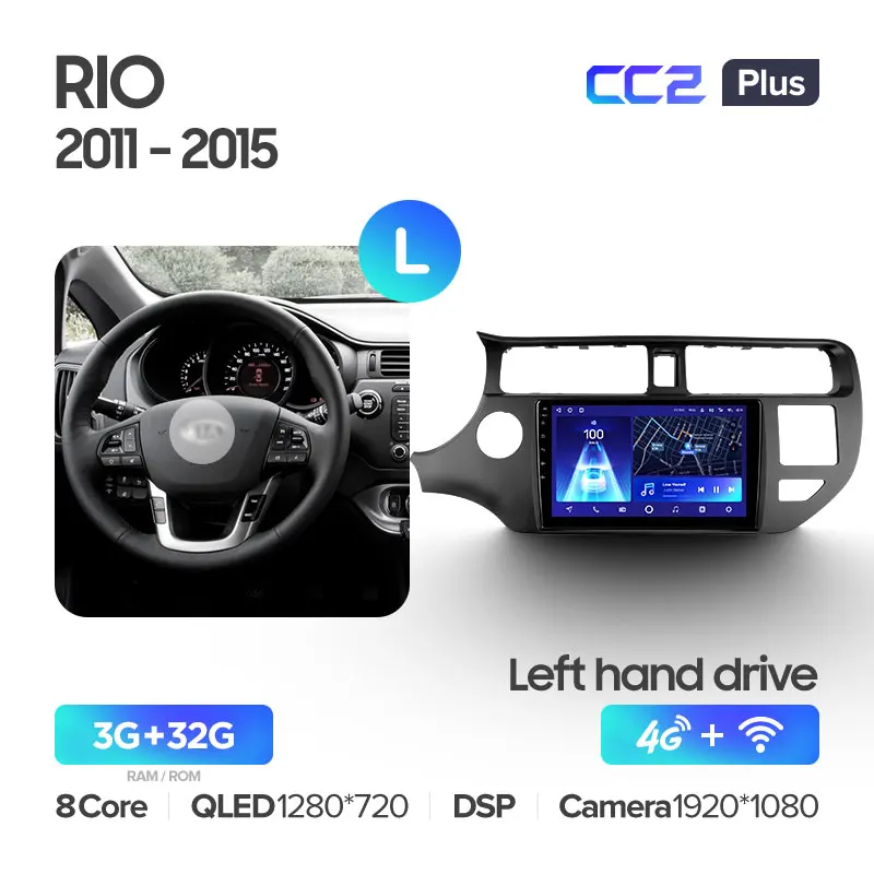Kia RIO 4 K3 (2011-2015) Left Hand Drive - Image 4