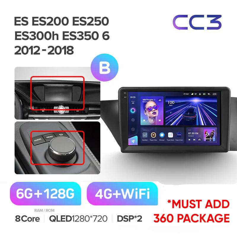 Lexus ES ES200 ES250 ES300h ES350 XV60 VI 6 (2012-2018) LEFT HAND DRIVE - Image 11