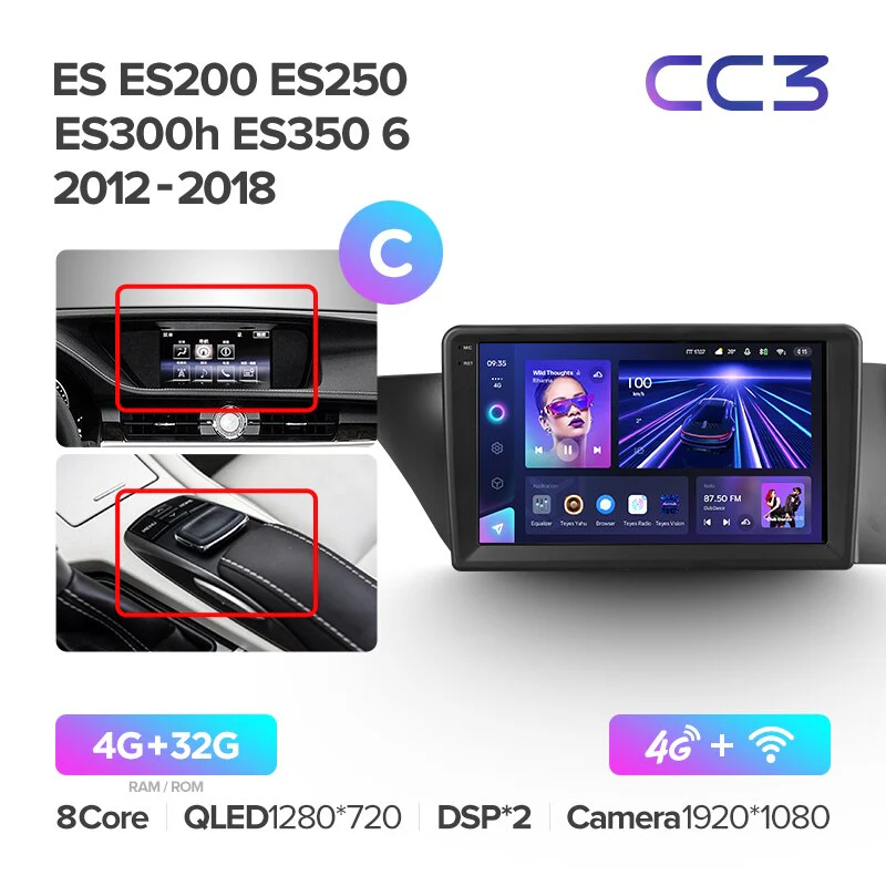 Lexus ES ES200 ES250 ES300h ES350 XV60 VI 6 (2012-2018) LEFT HAND DRIVE - Image 15