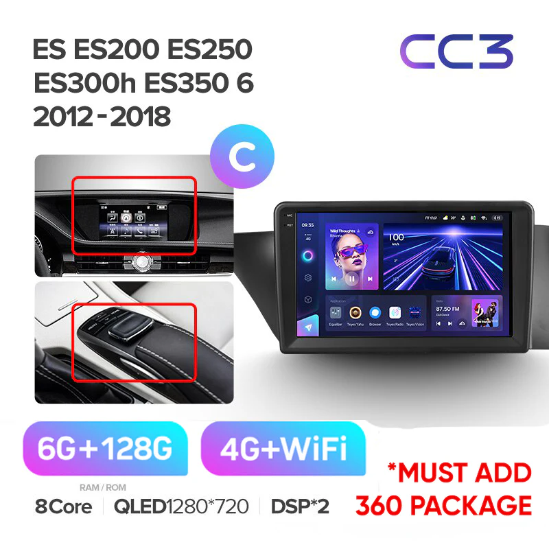 Lexus ES ES200 ES250 ES300h ES350 XV60 VI 6 (2012-2018) LEFT HAND DRIVE - Image 16