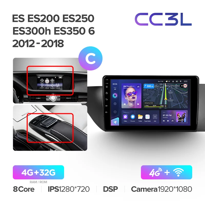 Lexus ES ES200 ES250 ES300h ES350 XV60 VI 6 (2012-2018) LEFT HAND DRIVE - Image 11