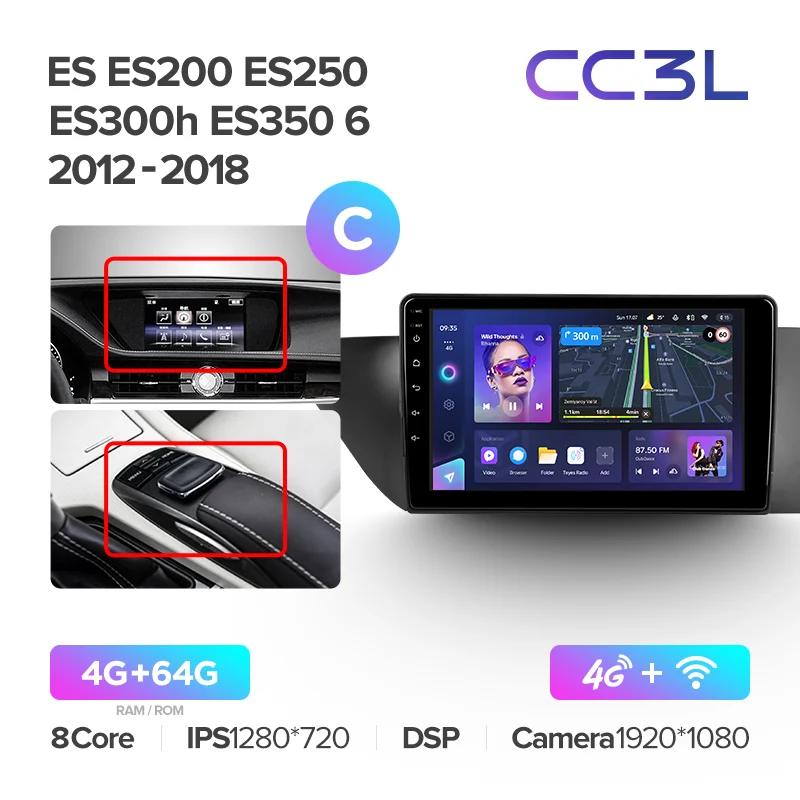 Lexus ES ES200 ES250 ES300h ES350 XV60 VI 6 (2012-2018) LEFT HAND DRIVE - Image 12