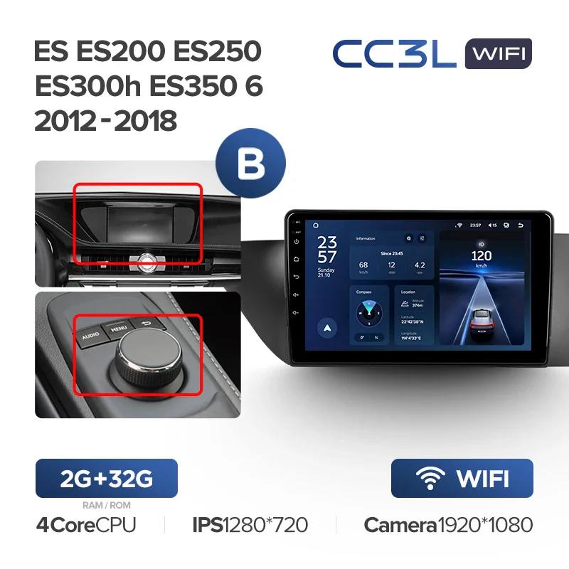 Lexus ES ES200 ES250 ES300h ES350 XV60 VI 6 (2012-2018) LEFT HAND DRIVE - Image 7