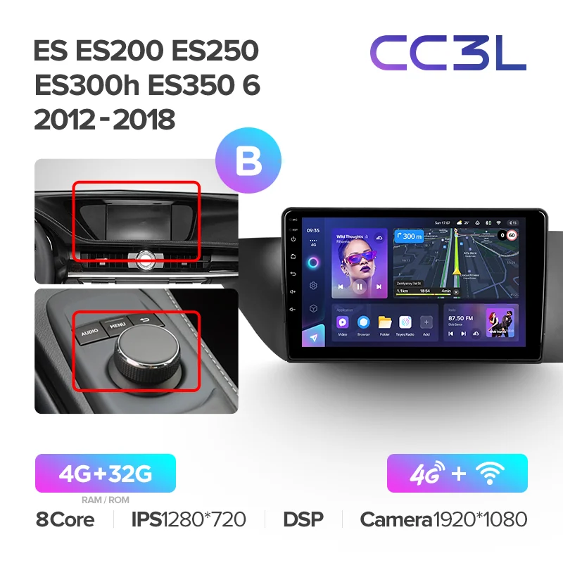 Lexus ES ES200 ES250 ES300h ES350 XV60 VI 6 (2012-2018) LEFT HAND DRIVE - Image 8