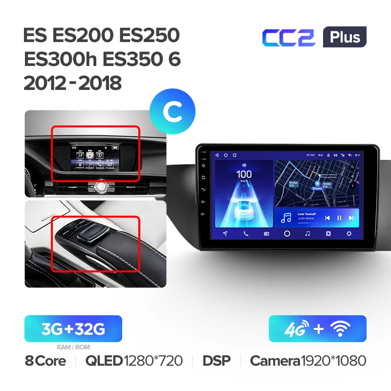 Lexus ES ES200 ES250 ES300h ES350 XV60 VI 6 (2012-2018) LEFT HAND DRIVE - Image 10
