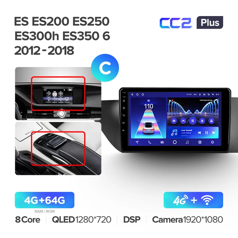 Lexus ES ES200 ES250 ES300h ES350 XV60 VI 6 (2012-2018) LEFT HAND DRIVE - Image 11