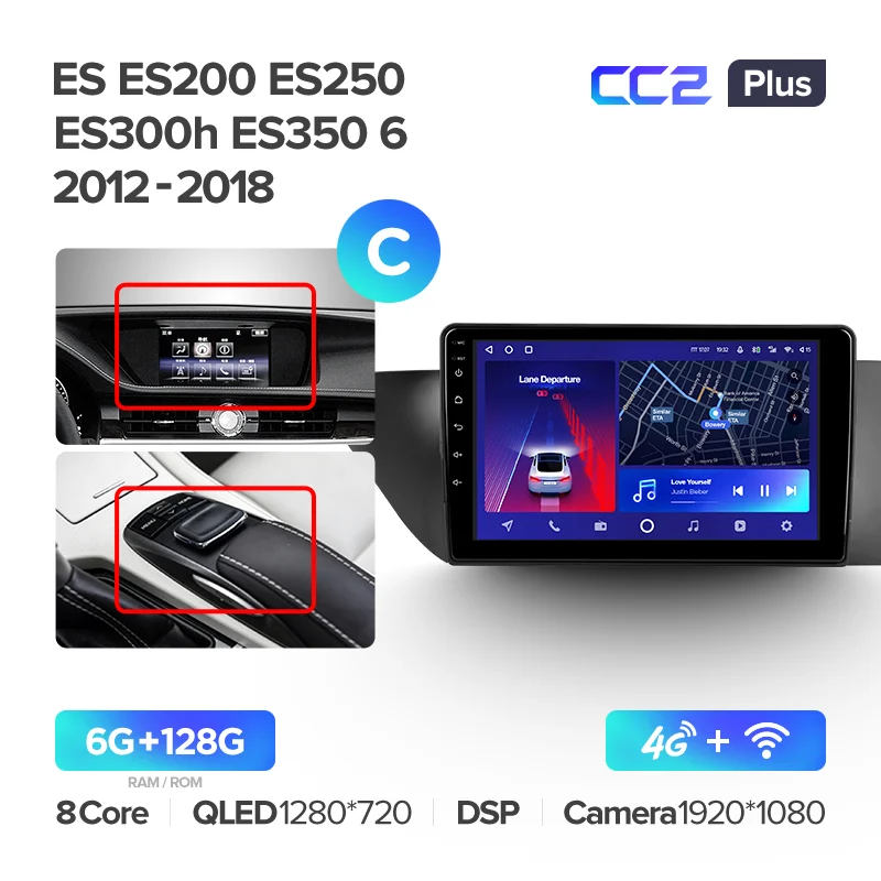 Lexus ES ES200 ES250 ES300h ES350 XV60 VI 6 (2012-2018) LEFT HAND DRIVE - Image 12