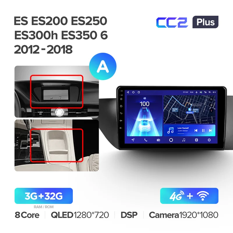 Lexus ES ES200 ES250 ES300h ES350 XV60 VI 6 (2012-2018) LEFT HAND DRIVE - Image 4