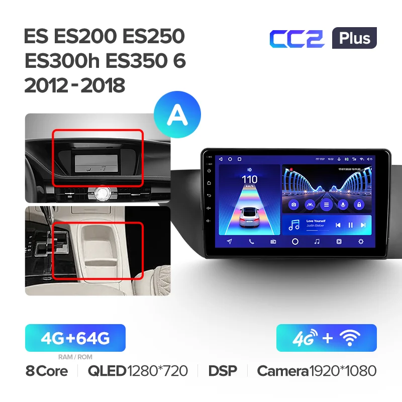 Lexus ES ES200 ES250 ES300h ES350 XV60 VI 6 (2012-2018) LEFT HAND DRIVE - Image 5