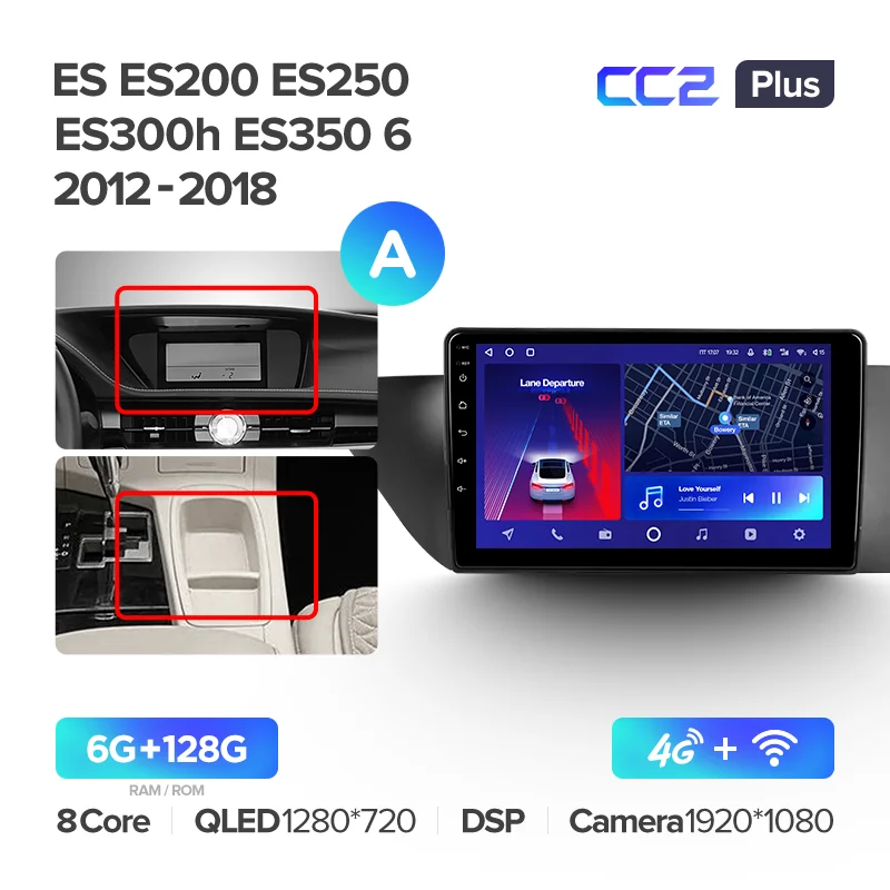 Lexus ES ES200 ES250 ES300h ES350 XV60 VI 6 (2012-2018) LEFT HAND DRIVE - Image 6