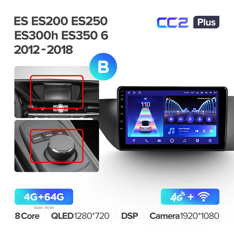 Lexus ES ES200 ES250 ES300h ES350 XV60 VI 6 (2012-2018) LEFT HAND DRIVE - Image 8