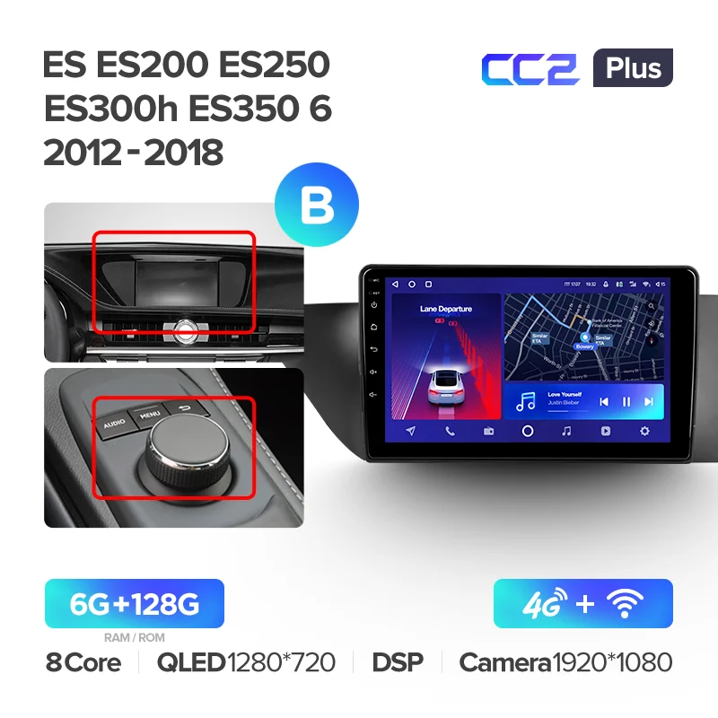 Lexus ES ES200 ES250 ES300h ES350 XV60 VI 6 (2012-2018) LEFT HAND DRIVE - Image 9