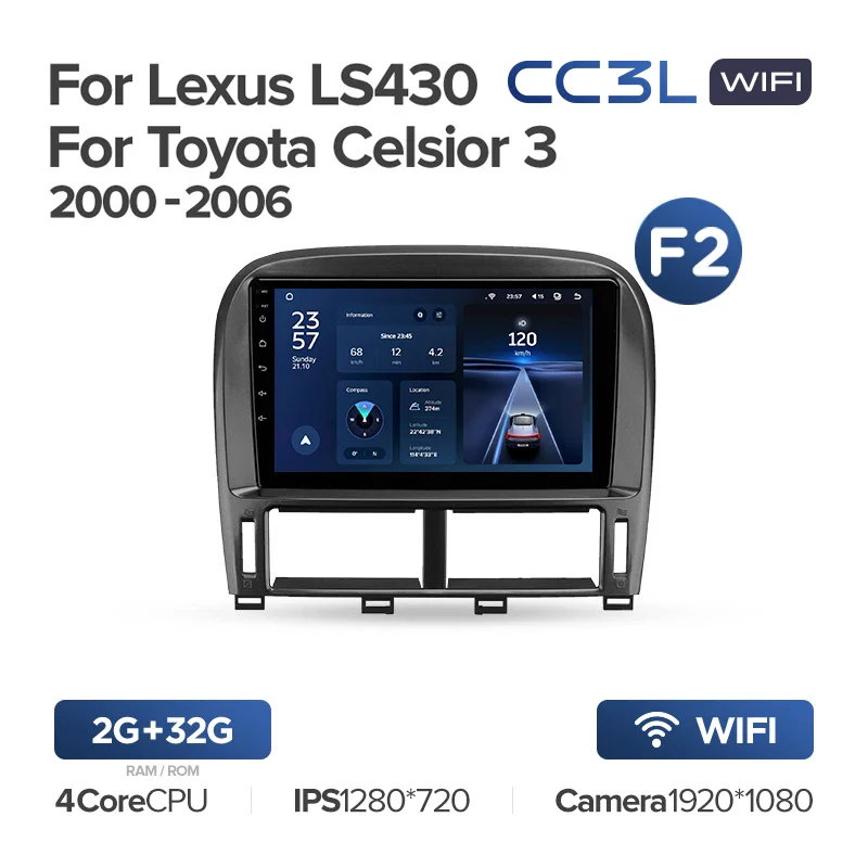 Lexus LS430 XF30 LS 430 (2000-2006) / Toyota Celsior XF30 III 3 (2000-2006) [F2] - Image 4
