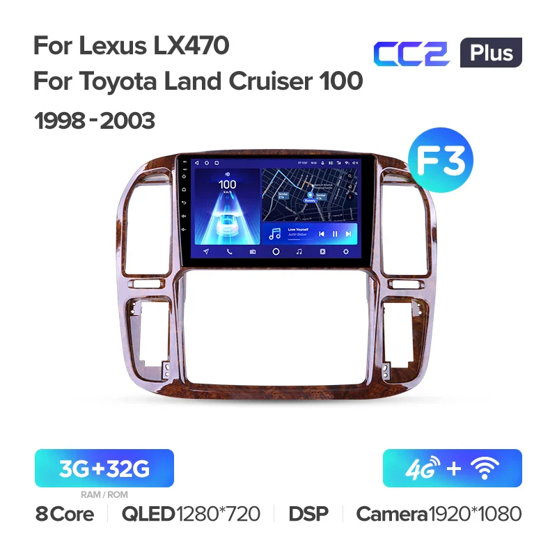Lexus LX470 For Toyota Land Cruiser LC 100 (1998 - 2003) - Image 11