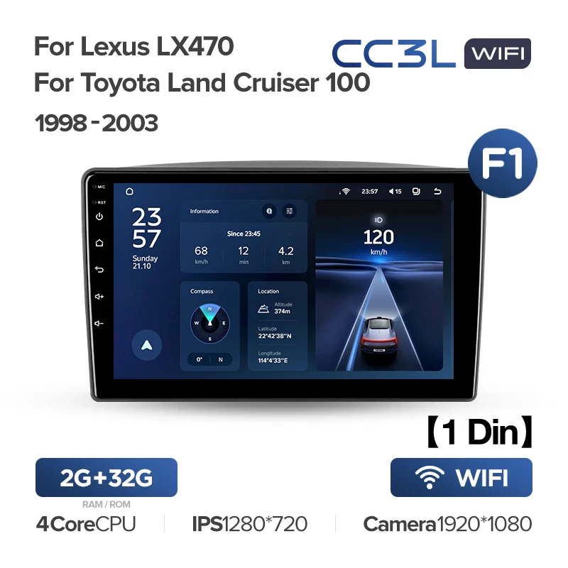 Lexus LX470 For Toyota Land Cruiser LC 100 (1998-2003) - Image 12