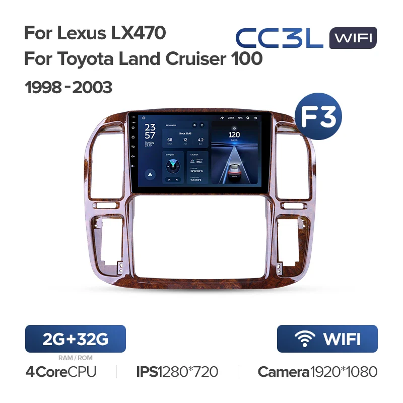 Lexus LX470 For Toyota Land Cruiser LC 100 (1998-2003) - Image 9