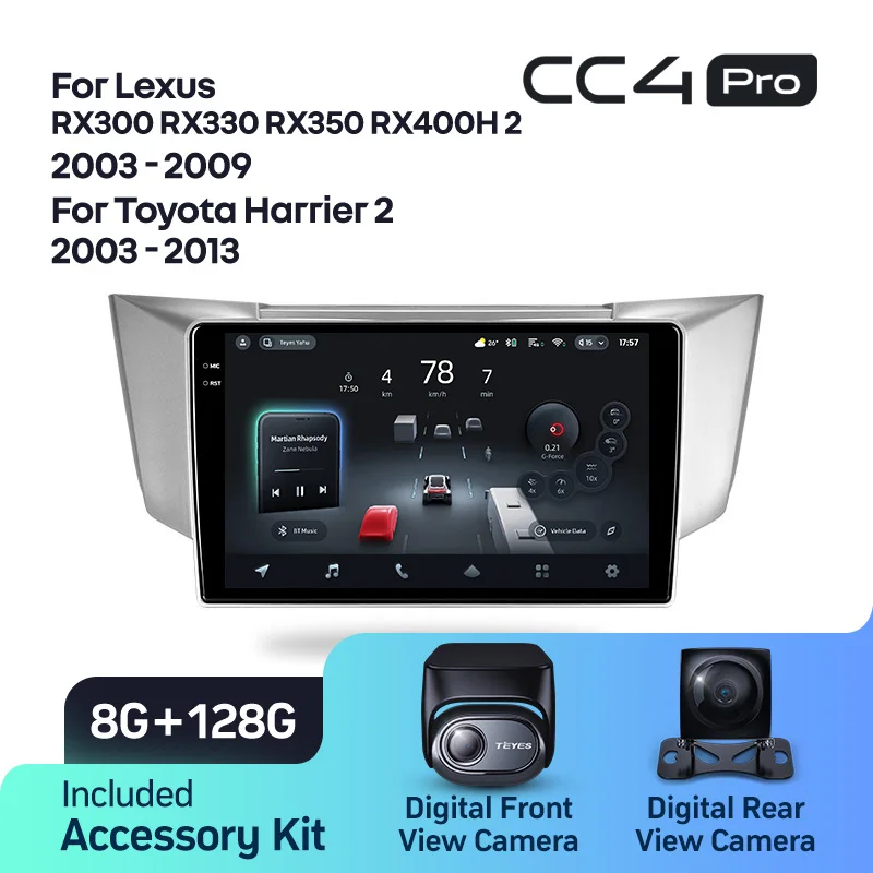Lexus RX300 RX330 RX350 RX400H II 2 (2003-2009) / Toyota Harrier XU30 II 2 (2003-2013) - Image 9