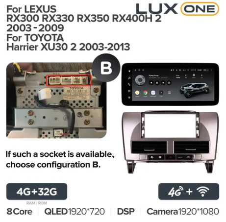 Lexus RX300 RX330 RX350 RX400H II 2 (2003-2009) / Toyota Harrier XU30 II 2 (2003-2013) - Image 8