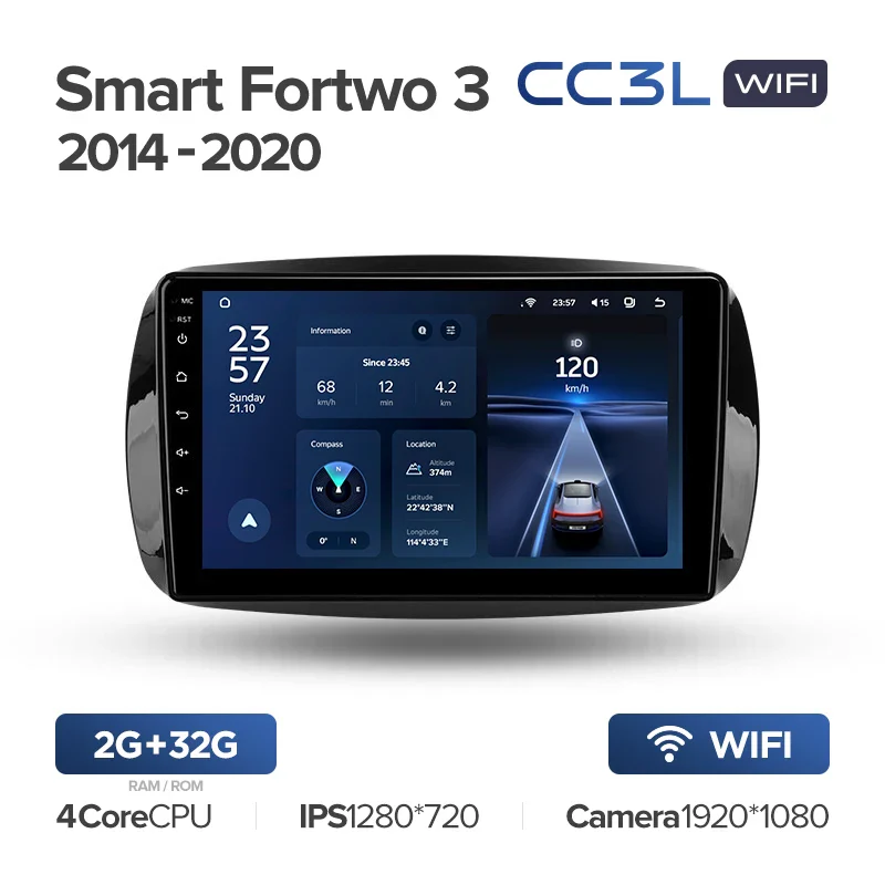 Mercedes Benz Smart Fortwo 3 C453 A453 W453 (2014-2020) - Image 4