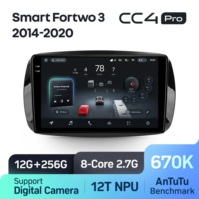 Mercedes Benz Smart Fortwo 3 C453 A453 W453 (2014-2020) - Image 10