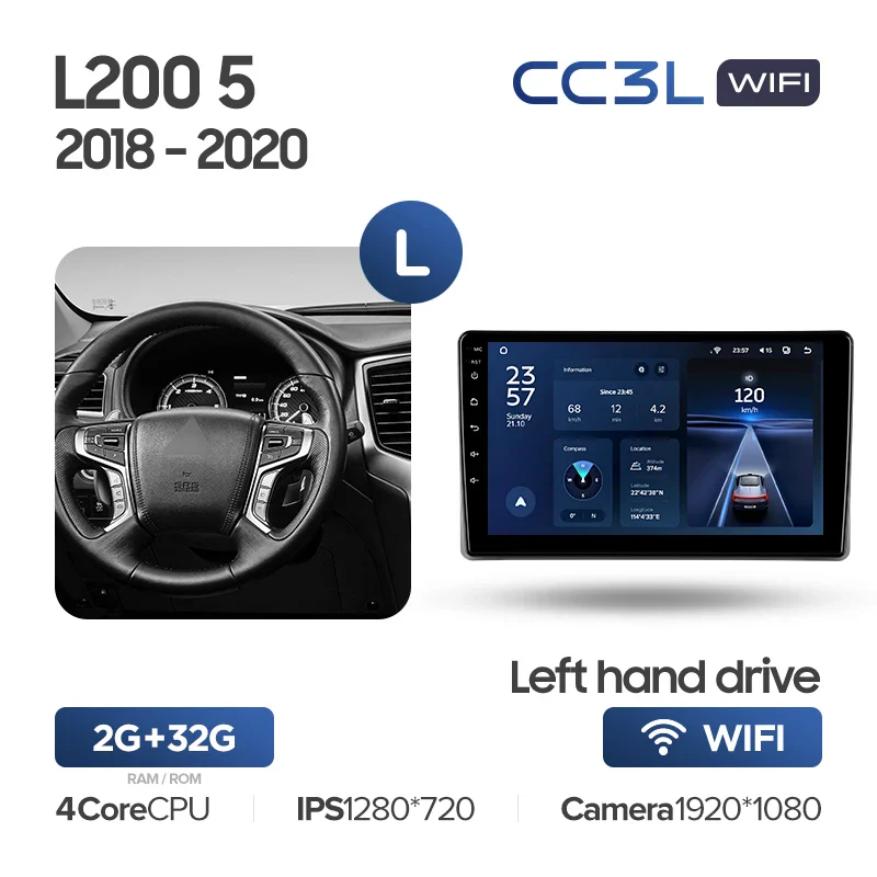 Mitsubishi L200 5 (2018-2020) Left Hand Drive - Image 4