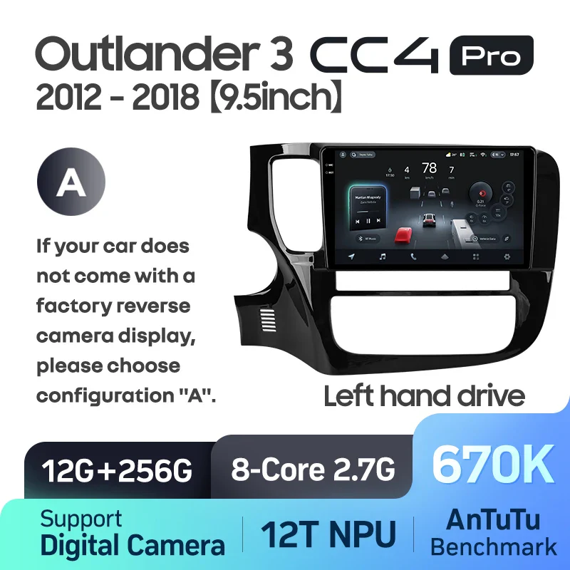 Mitsubishi Outlander 3 GF0W GG0W (2012-2018) Left Hand Drive - Image 11
