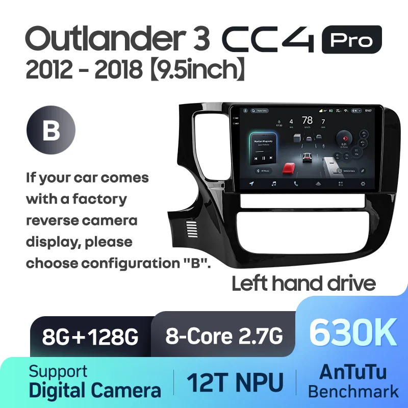 Mitsubishi Outlander 3 GF0W GG0W (2012-2018) Left Hand Drive - Image 12
