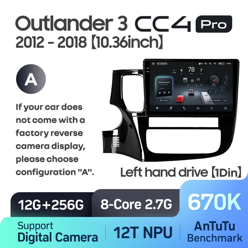 Mitsubishi Outlander 3 GF0W GG0W (2012-2018) Left Hand Drive - Image 7