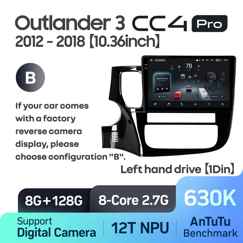 Mitsubishi Outlander 3 GF0W GG0W (2012-2018) Left Hand Drive - Image 8
