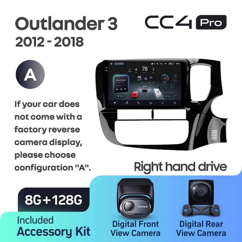 Mitsubishi Outlander 3 GF0W GG0W (2012-2018) Right hand drive - Image 13