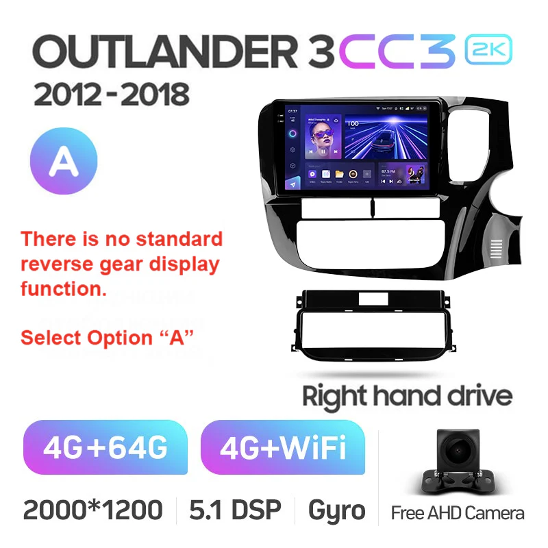 Mitsubishi Outlander 3 GF0W GG0W (2012-2018) Right Hand Drive - Image 7