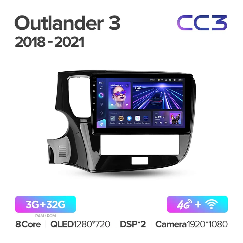 Mitsubishi Outlander 3 III GF0W GF0W GG0W (2018-2021) Left Hand Drive - Image 4