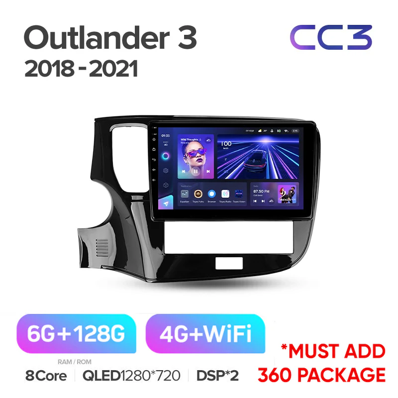 Mitsubishi Outlander 3 III GF0W GF0W GG0W (2018-2021) Left Hand Drive - Image 5