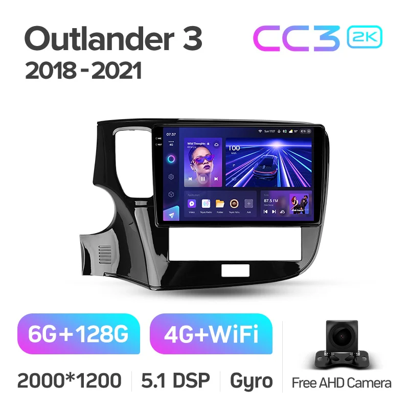 Mitsubishi Outlander 3 III GF0W GF0W GG0W (2018-2021) Left Hand Drive - Image 8