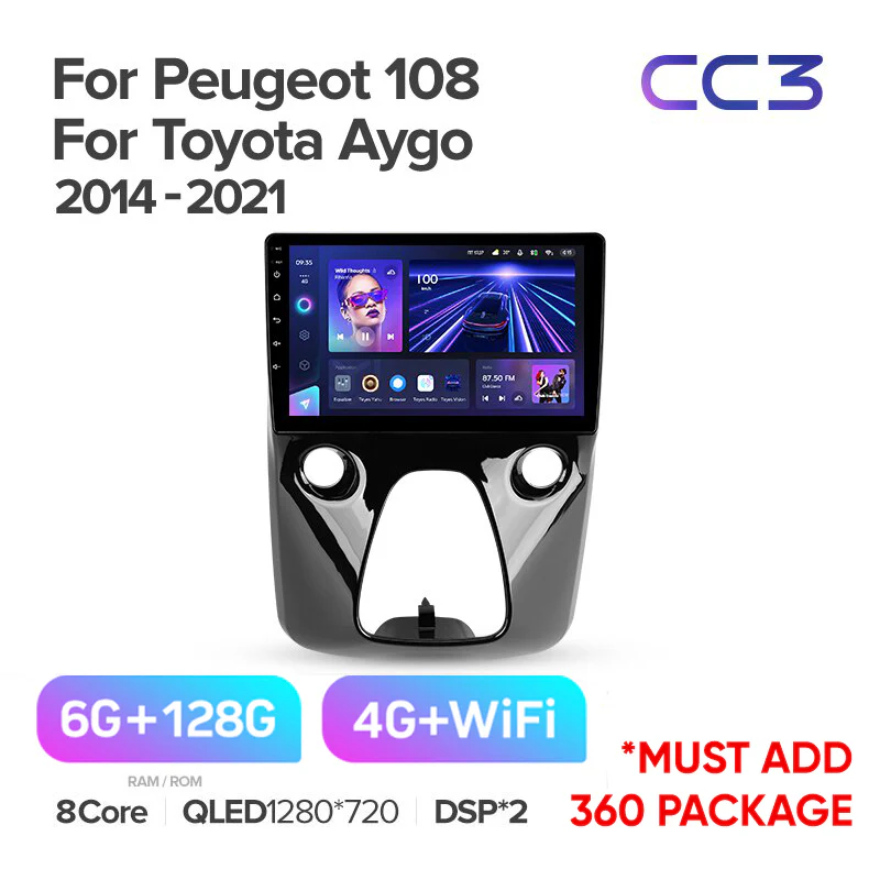 Peugeot 108 For Toyota Aygo B40 (2014 - 2021) - Image 11
