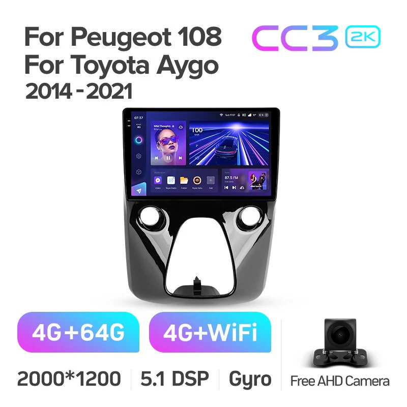Peugeot 108 For Toyota Aygo B40 (2014 - 2021) - Image 13